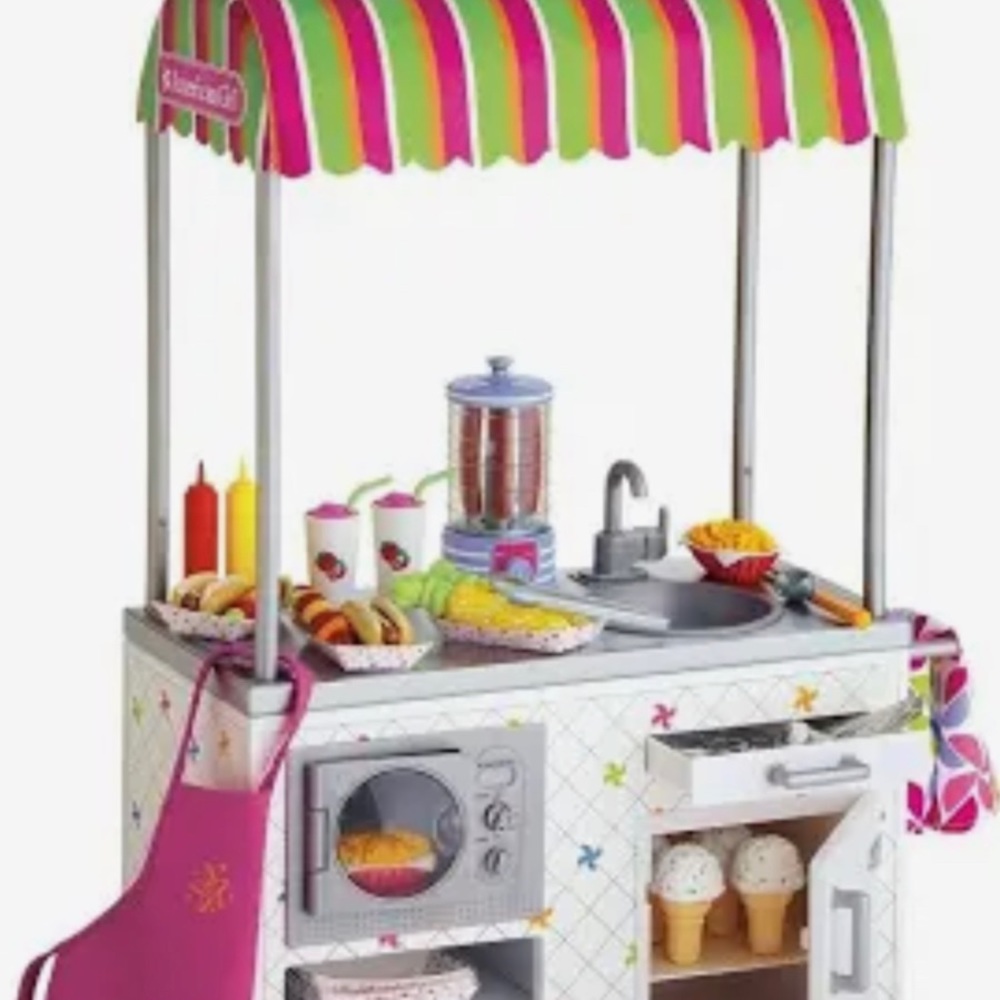American girl doll concession stand
